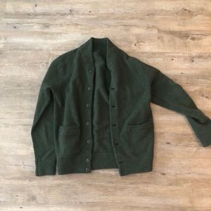 J. Crew Wool Bomber Cardigan